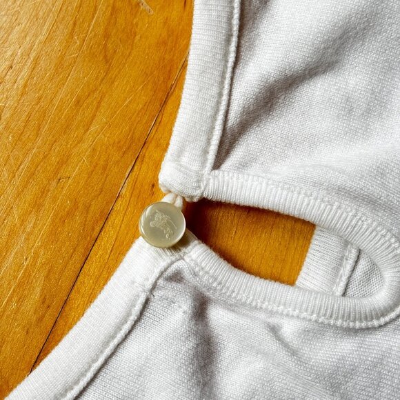 Burberry Kids White Base Layer Top – 100A - Picture 12 of 12